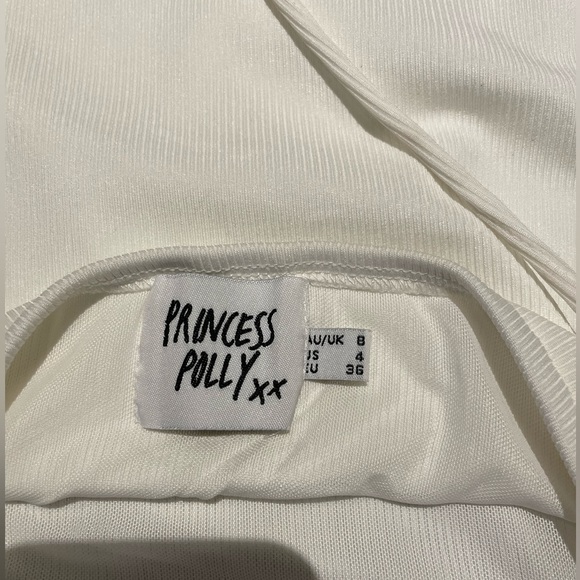 Princess Polly classic white dress - Picture 3 of 3